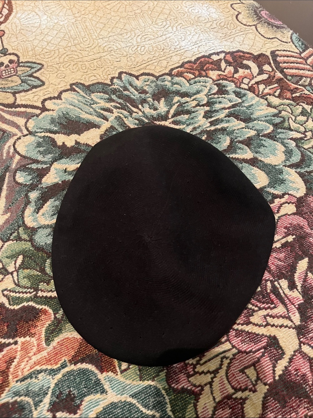 Kangol Black Classic Wool Beret